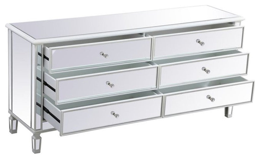 Elegant Decor Contempo Chest Antique White