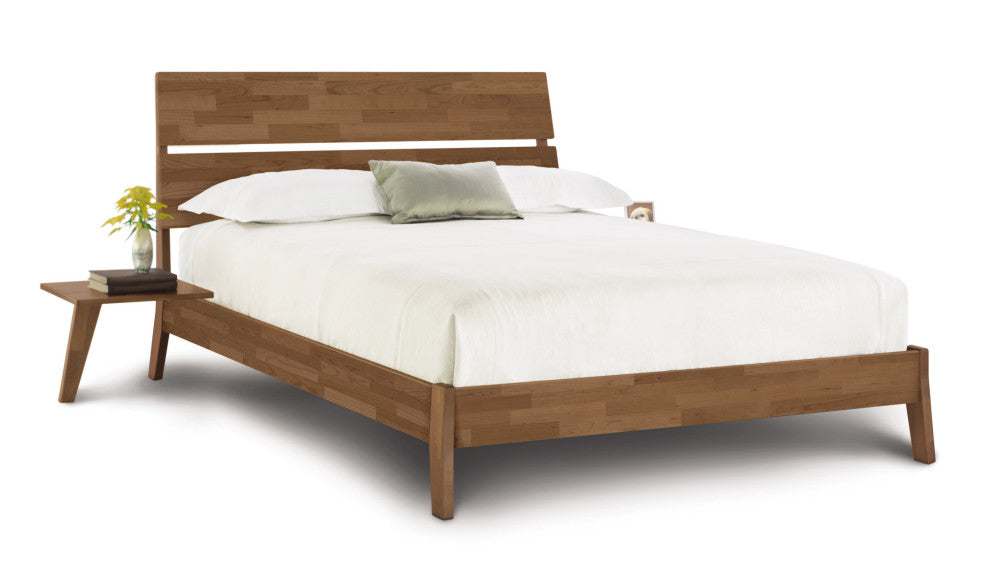 Linn Bed, Saddle Cherry, King