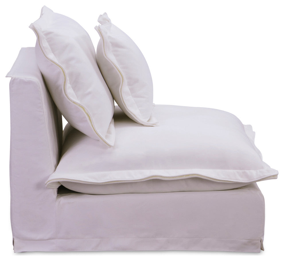 Olivia Slipper Chair White