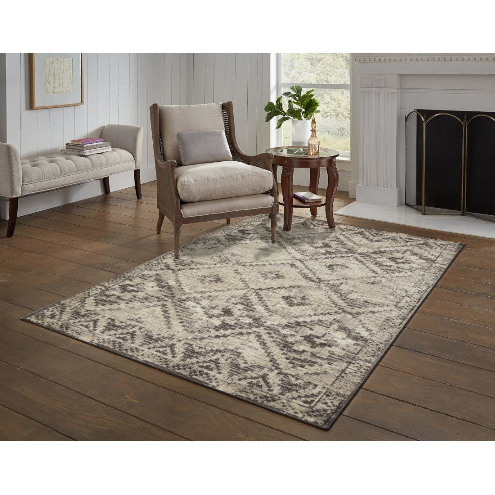 KAS Heritage 9366 Gray Mila Area Rug, 7'7" x10'10"