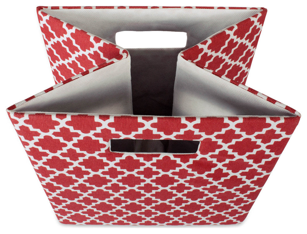 Polyester Cube Lattice Rust Square 13"x13"x13"