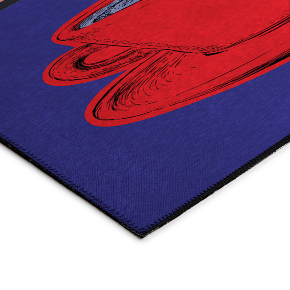 Indoor/Outdoor Kendall KE10 Multi Machine Washable 8' x 8' Round Rug