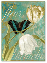 Color Bakery 'White Tulips' Canvas Art, 14x19