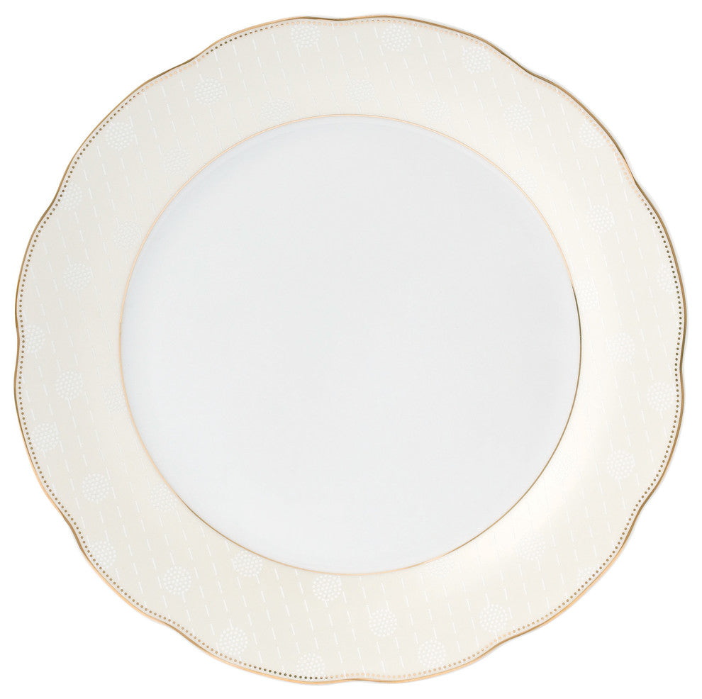 57 Piece Wavy Dinnerware Set-Porcelain China Service for 8 People-Tova