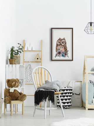 "Cutie Owl" Framed Painting Print, 24x36