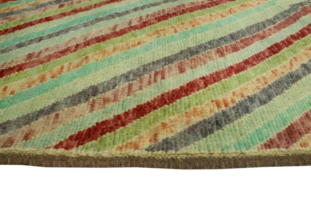 Winchester Kilim Chaunce Burgundy/Light Green Rug, 4'9x6'5