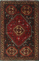 Fine Vintage Distressed Nevin Red Rug