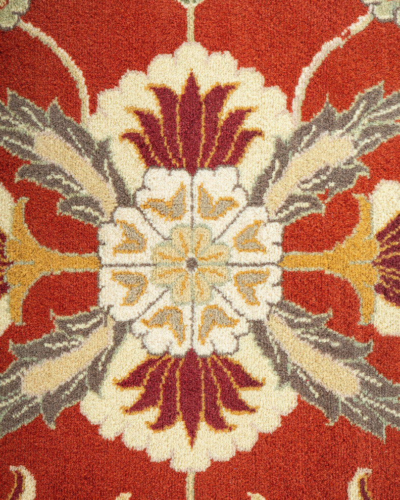 Mogul, One-of-a-Kind Hand-Knotted Area Rug Orange, 10' 0" x 14' 2"