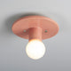 Stepped Discus Flush-Mount, Gloss Blush