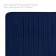Tufted Headboard, Twin Size, Velvet, Blue Navy, Modern Contemporary, Bedroom