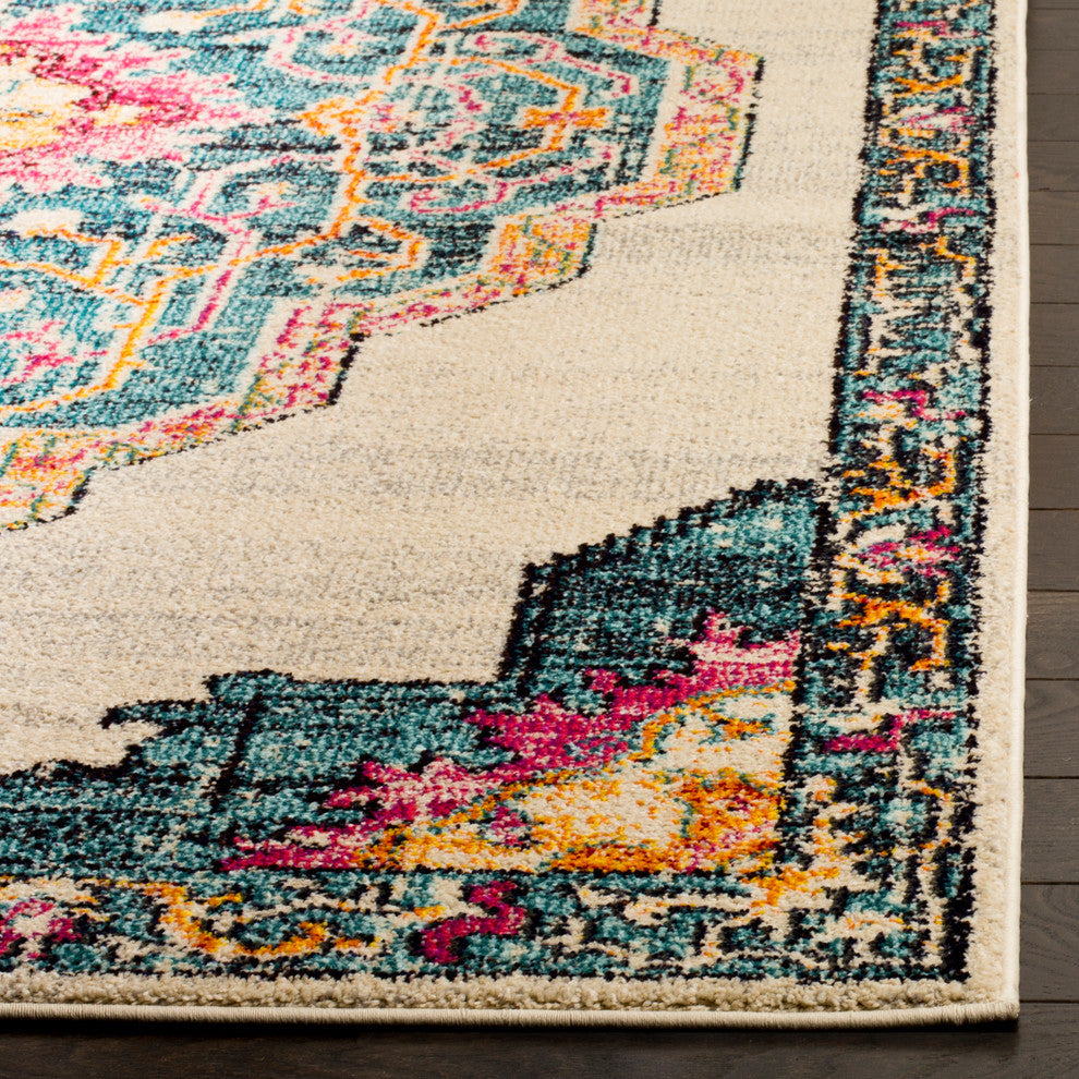 Safavieh Monaco Collection MNC254 Rug, Multi, 2'2" X 8'