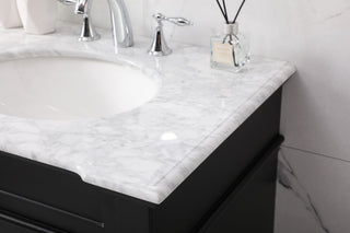 Weston Single Bathroom Vanity Set, Black, 30