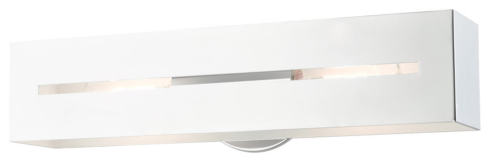 Polished Chrome Urban, Industrial, Vanity Sconce