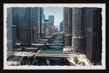 "Chicago Bridges" Framed Painting Print, 45x30