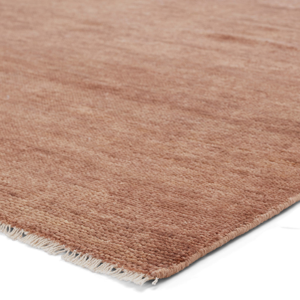 Jaipur Living Origin Knotted Solid Area Rug, Brown, 6'x9'