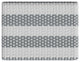 Tobias 30" Rectangular Rattan Barstool, Gray Stripe