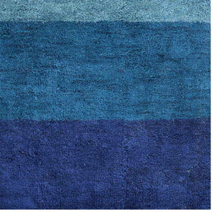 HAND KNOTTED LOOM SILK ECO-FRIENDLY AREA RUG-Rectangle,Blue Blue,Contemporary