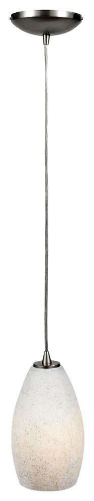 Access Lighting 28012-1C-BS Sydney 1 Light Brushed Steel Corded - Brushed Steel