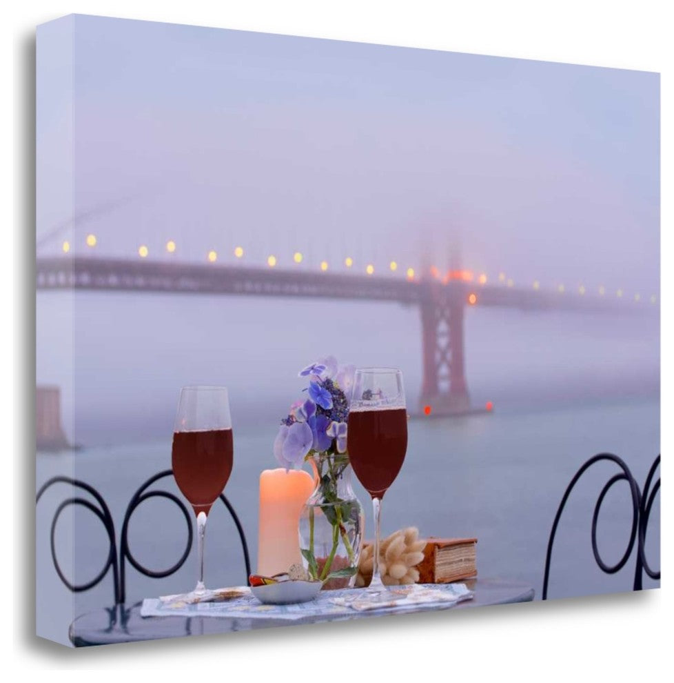 "Dream Cafe Golden Gate Bridge - 57" By Alan Blaustein, Gallery Wrap Canvas