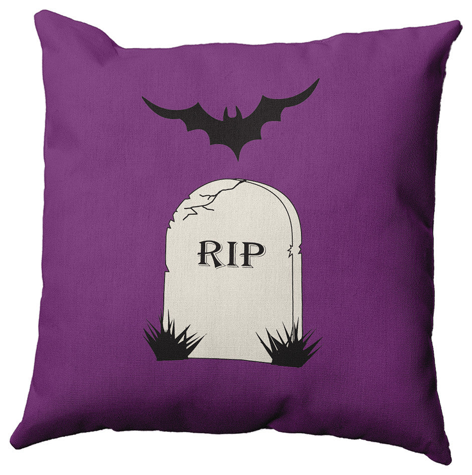 26"x26" RIP Decorative Throw Pillow, Amethyst