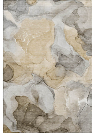 Premium Machine Washable Mayfield AMF504 Brown 5' x 7'6" Rug