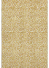 Premium Machine Washable Mayfield AMF661 Gold 3' x 5' Rug