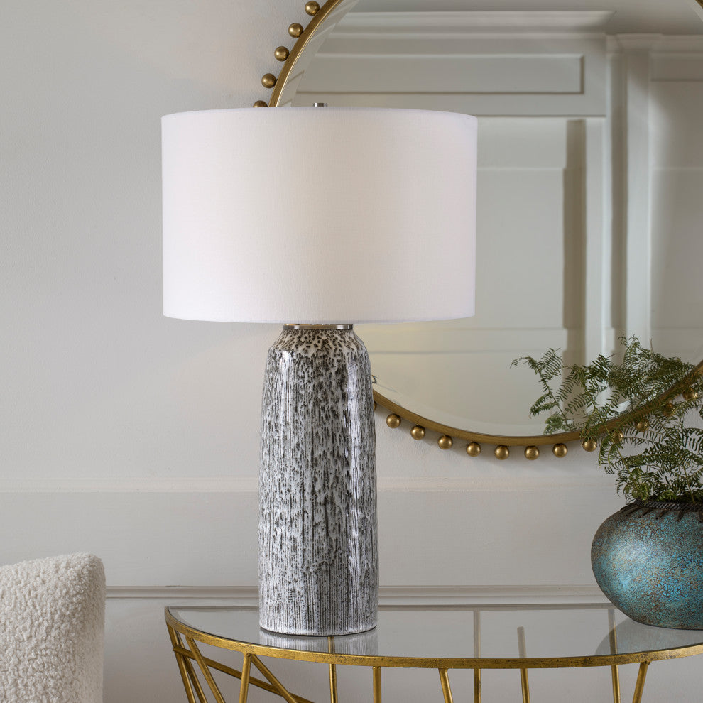 Uttermost - 30061-1 - One Light Table Lamp - Static - Brushed Nickel