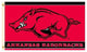 University of Arkansas, 3'x5' NCAA Polyester Flag