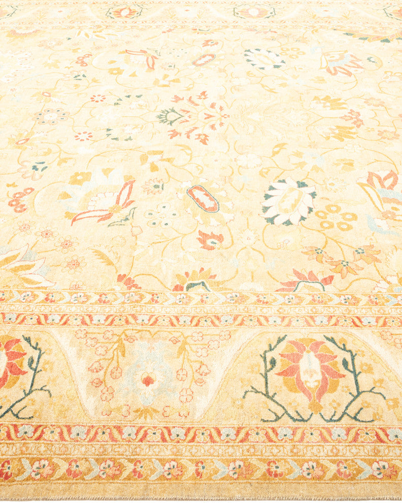 Catherine, One-of-a-Kind Hand-Knotted Area Rug Ivory, 8'3"x10'4"