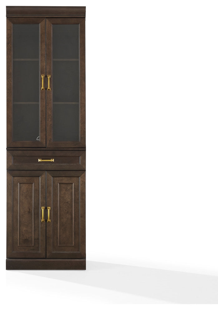 Stanton Glass Door Kitchen Storage Pantry Cabinet