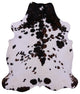 8' 2" X 7' 1" Tricolor Natural Cowhide Rug C2371