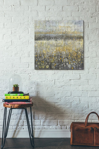 "Rain Abstract II" Giclee Canvas Wall Art, 26"x26"