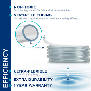 Alpine Wall PVC Clear Tubing, 3.74"Tall