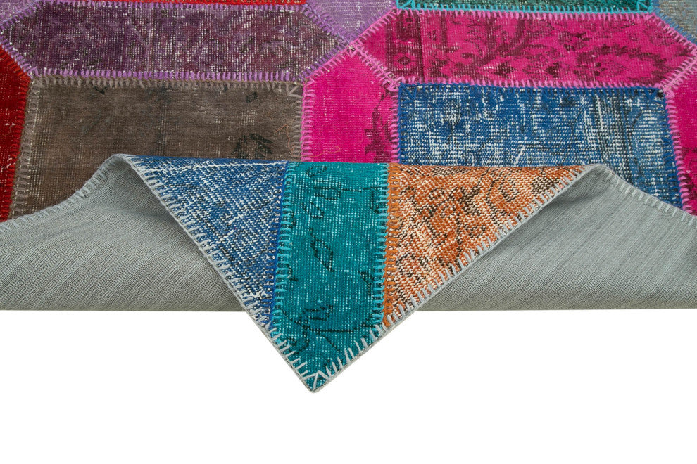 Rug N Carpet - Hand-Knotted Anatolian 5' 3" x 8' 0" Antique Patchwork Area Rug