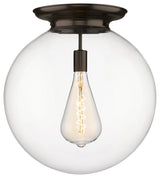 Innovations Beacon 1 18" Flush Mount Oil Rubbed Bronze