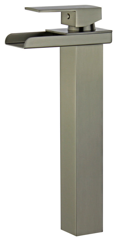 Oviedo Single Handle Bathroom Vanity Faucet, Brushed Nickel