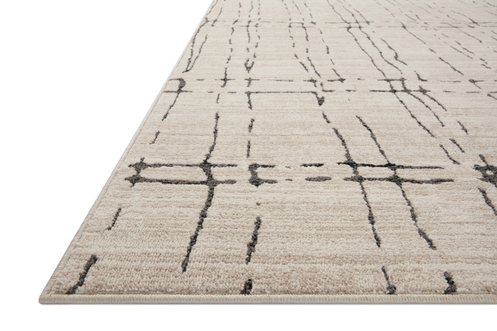 Loloi II Darby Sand / Dk. Grey 2'-7" x 10'-0" Runner Rug