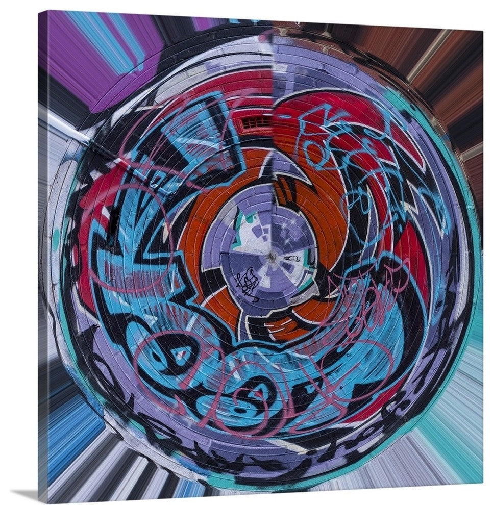 "Kaleidoscope of color" Wrapped Canvas Art Print, 24"x24"x1.5"