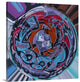 "Kaleidoscope of color" Wrapped Canvas Art Print, 24"x24"x1.5"