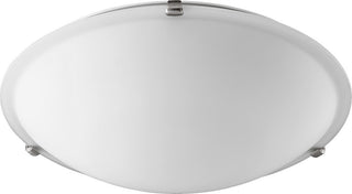 Quorum 3000-20165 Four Light Ceiling Mount, Satin Nickel Finish