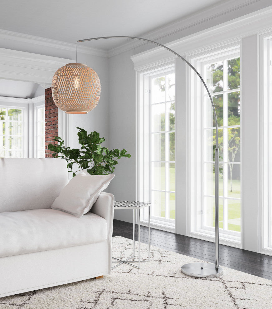 Halzey Floor Lamp Natural