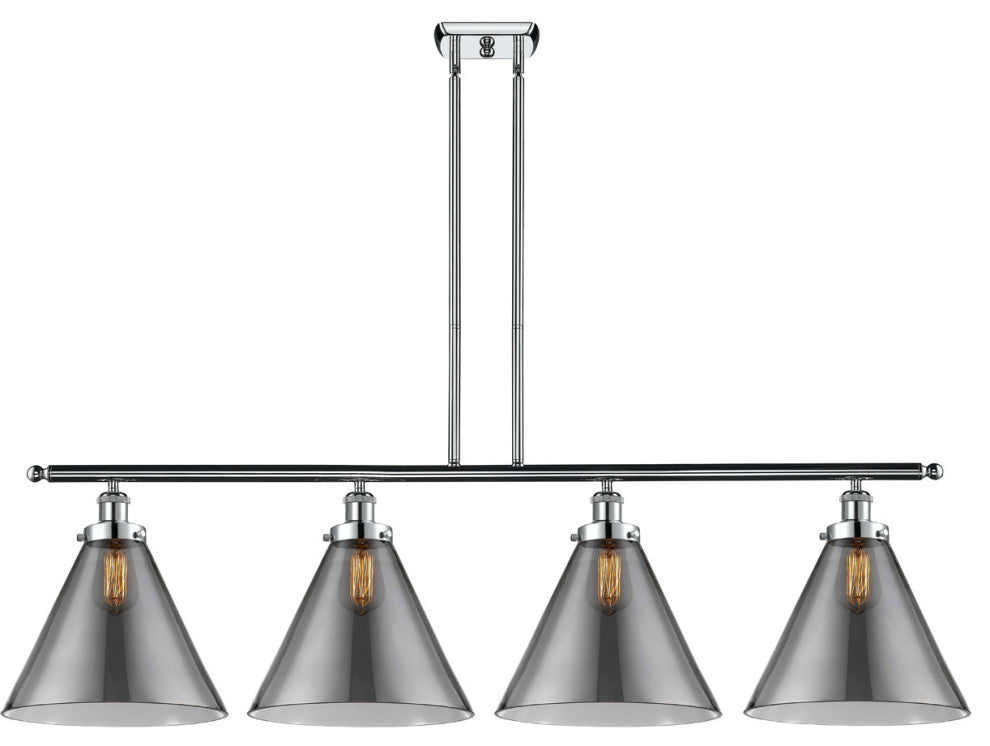 Innovations 916-4I-PC-G43-L-LED 4-Light Island Light, Polished Chrome