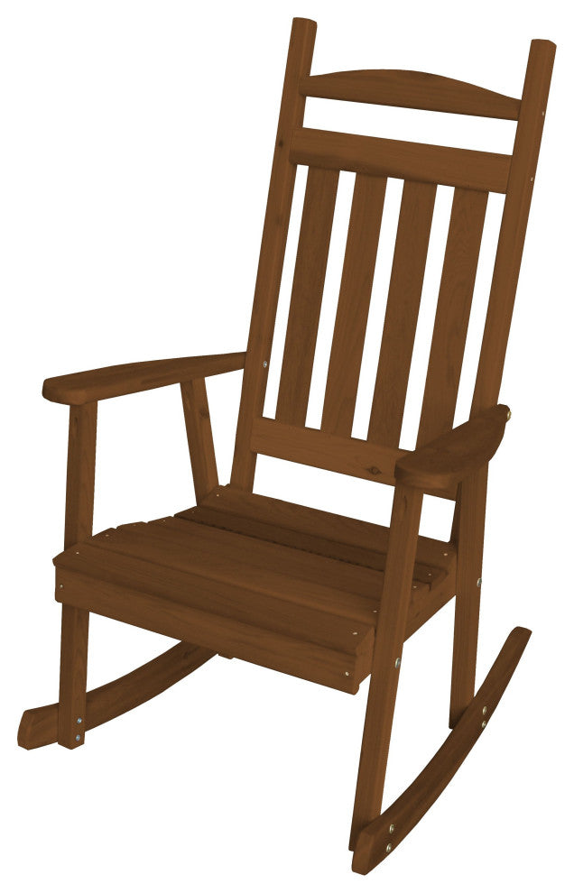 Cedar Classic Porch Rocker, Mushroom Stain