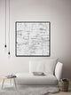 "Dream of Beauty" Floater Framed Painting Print on Canvas, 18x18
