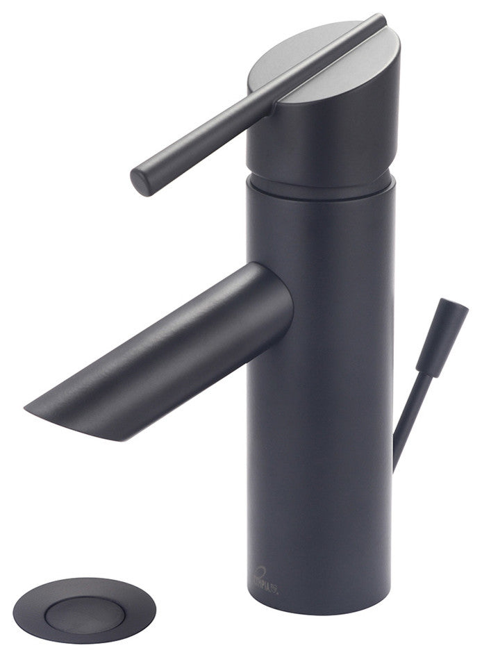 i2v Single Handle Bathroom Sink Faucet, Matte Black