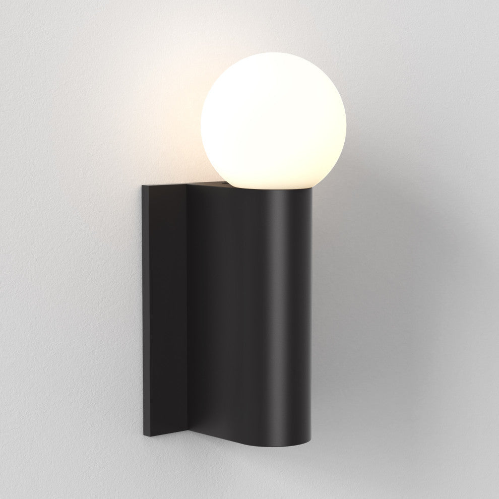 Astro Ortona Single, Dimmable Bathroom Wall Light (Matt Black)