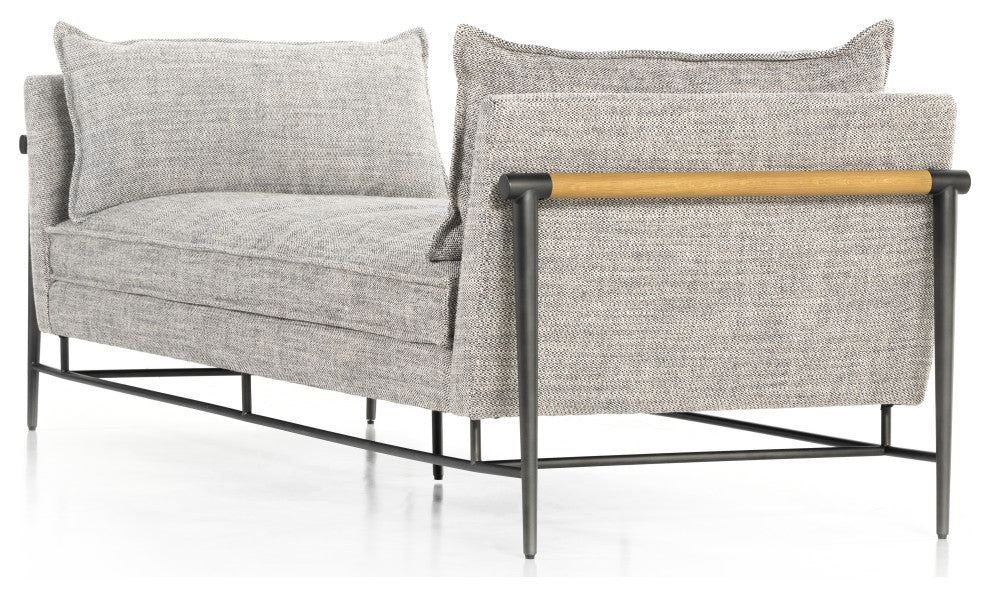 Rowen Chaise 86" Thames Raven