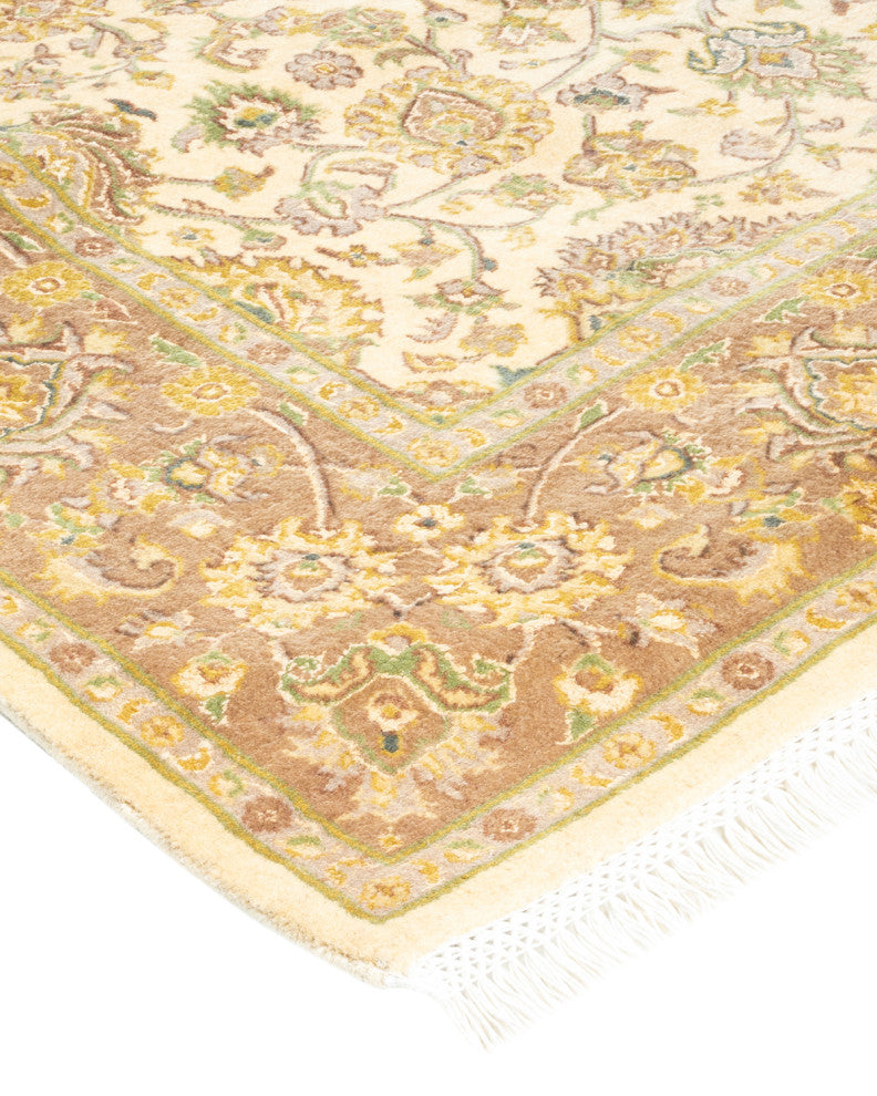 Mong One-of-a-Kind Hand-Knotted Area Rug Ivory, 5'7"x8'3"