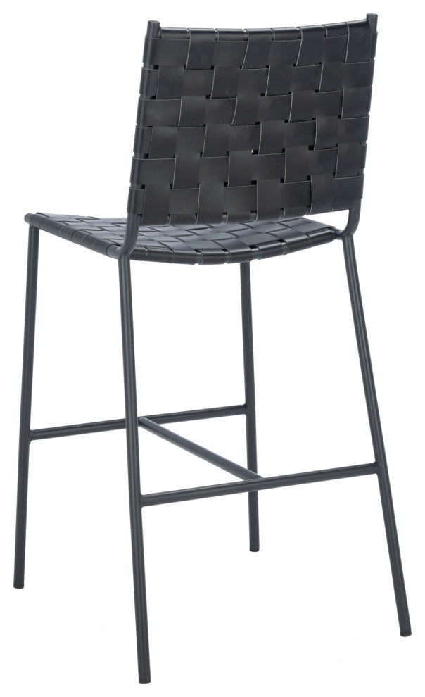 Safavieh Olenna Woven Counter Stool, Black