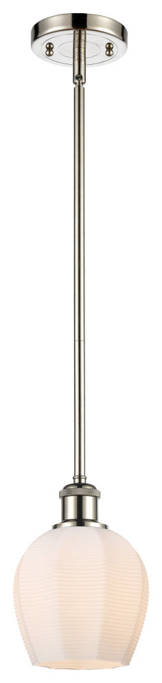Innovations 516-1S-PN-G461-6 1 Light Mini Pendant, Polished Nickel